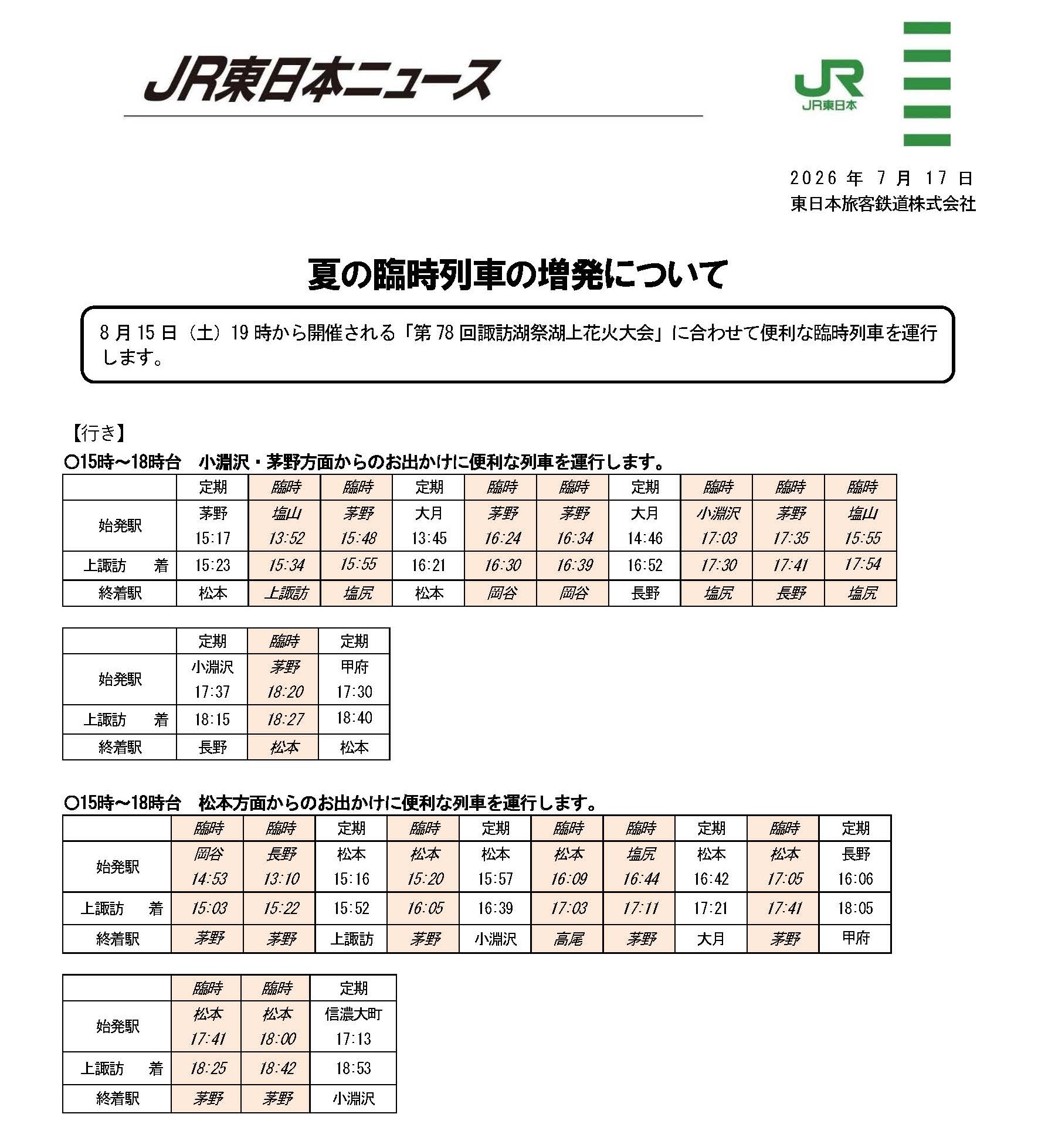 列車時刻表3